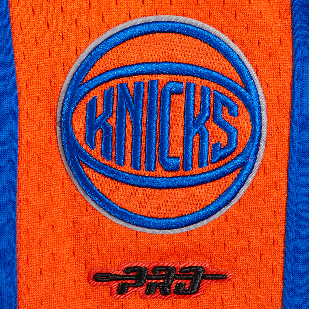 NBA NEW YORK KNICKS RETRO CLASSIC BIG BOY'S FLC 2.0 SHORT (ROYAL BLUE/ORANGE) - Image 6