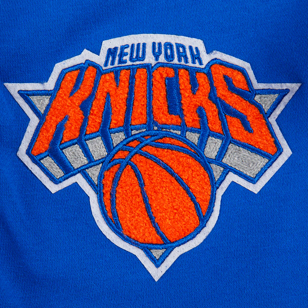 NBA NEW YORK KNICKS RETRO CLASSIC BIG BOY'S FLC 2.0 SHORT (ROYAL BLUE/ORANGE) - Image 7