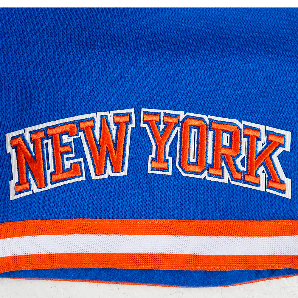 NBA NEW YORK KNICKS RETRO CLASSIC BIG BOY'S FLC 2.0 SHORT (ROYAL BLUE/ORANGE) - Image 8
