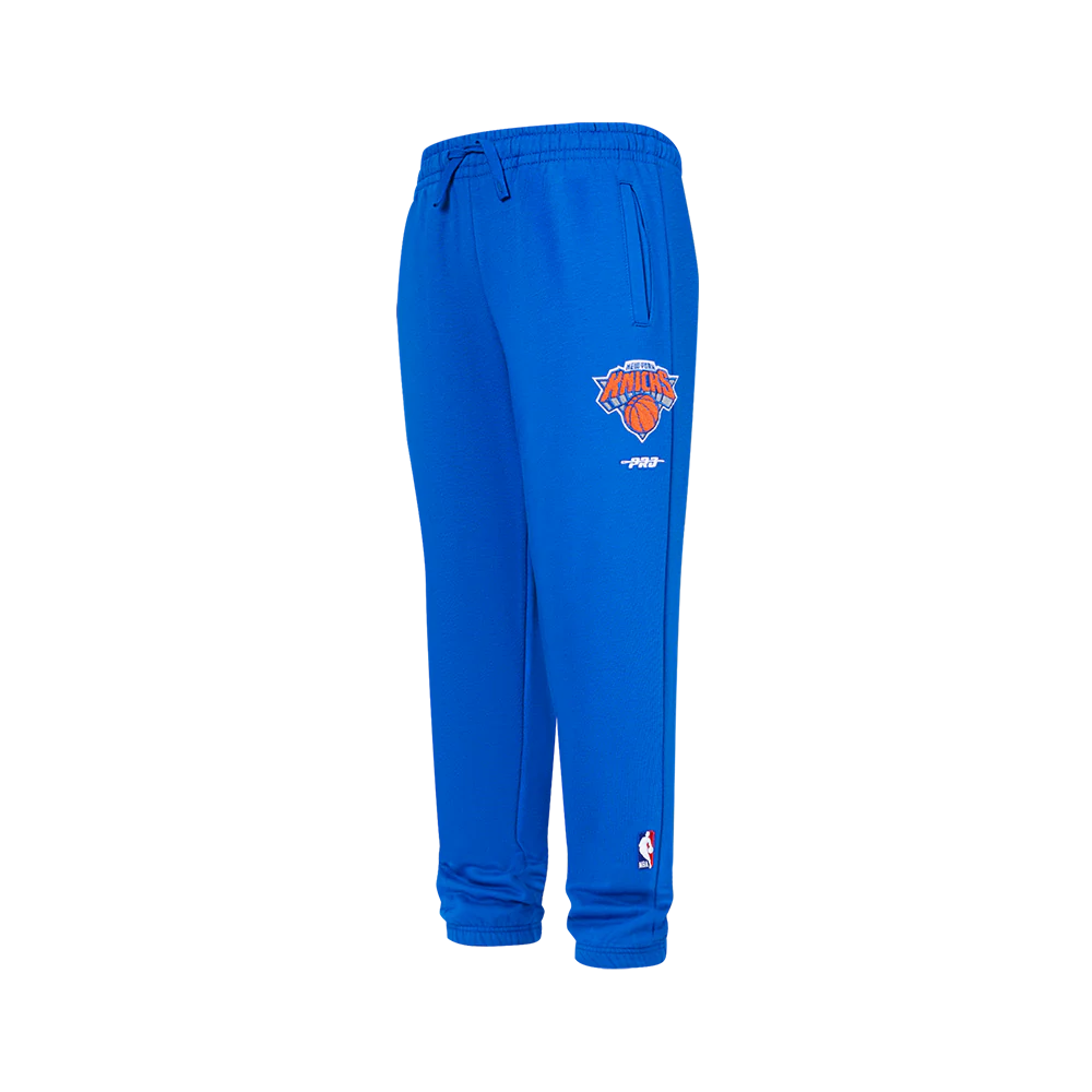 NBA NEW YORK KNICKS CLASSIC BIG BOYS FLC SWEATPANT (ROYAL BLUE)
