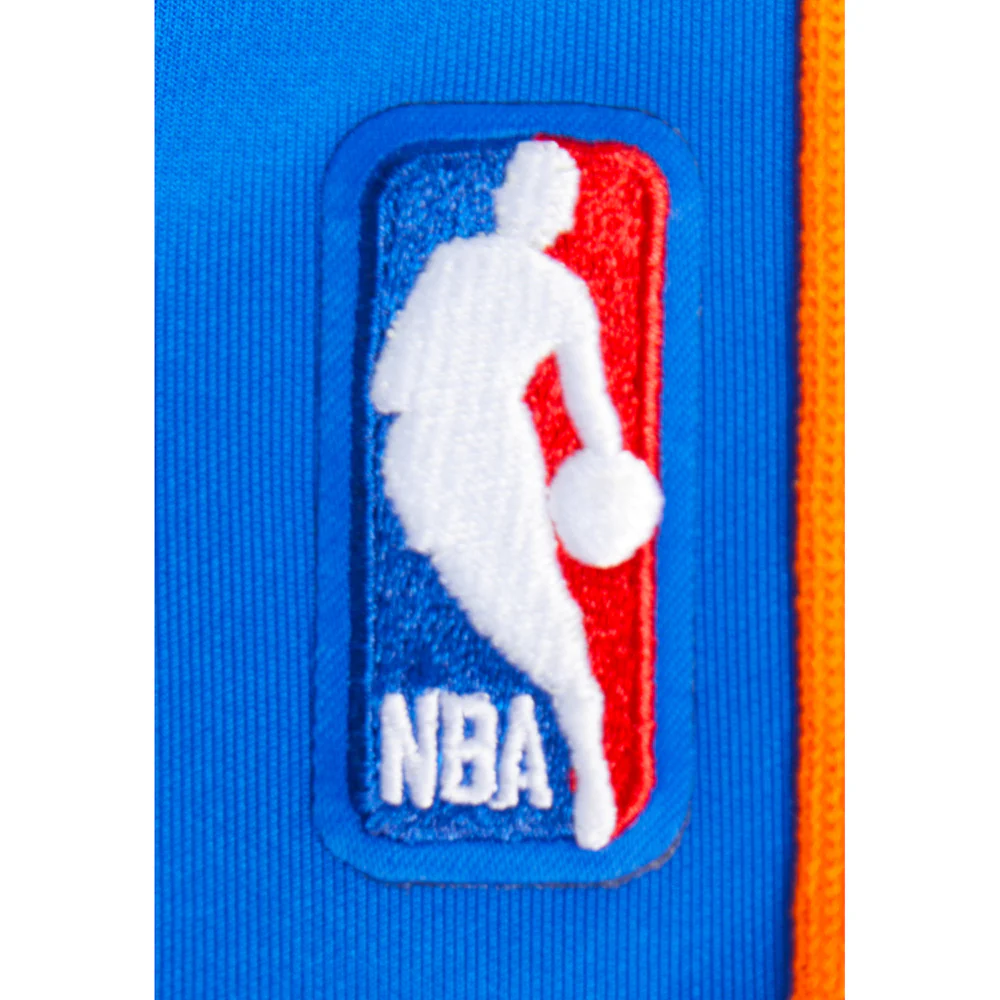 NBA NEW YORK KNICKS CLASSIC BIG BOYS TRACK PANT (ROYAL BLUE/ORANGE) - Image 6