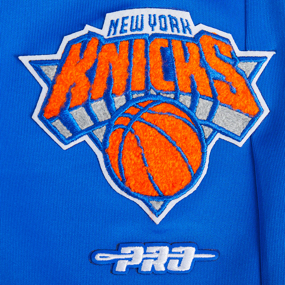 NBA NEW YORK KNICKS CLASSIC BIG BOYS TRACK PANT (ROYAL BLUE/ORANGE) - Image 7