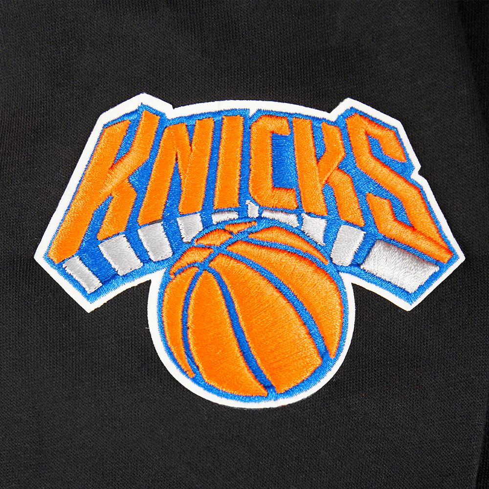 NBA NEW YORK KNICKS CLASSIC BIG BOYS FLC PO HOODIE (BLACK) - Image 7