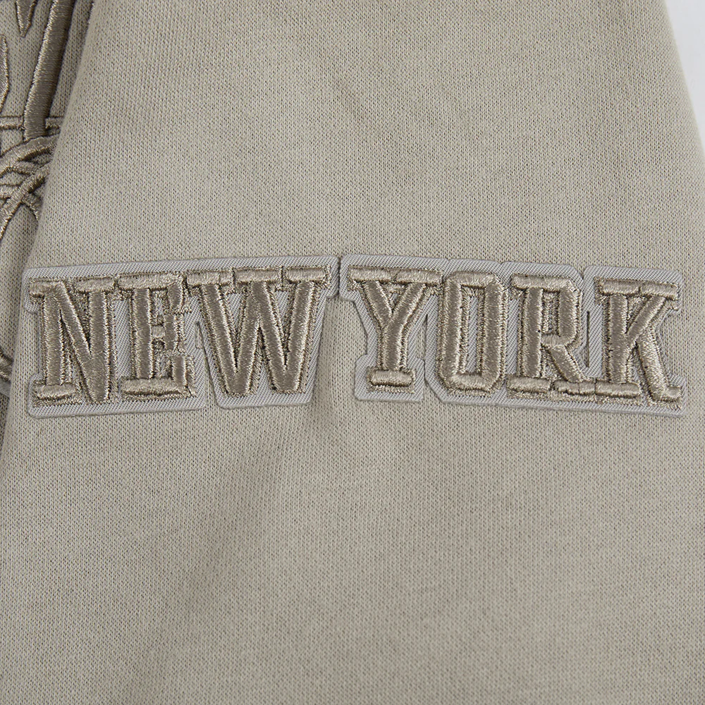 NBA NEW YORK KNICKS NEUTRAL BIG BOYS FLEECE PULLOVER HOODIE (TAUPE) - Image 7