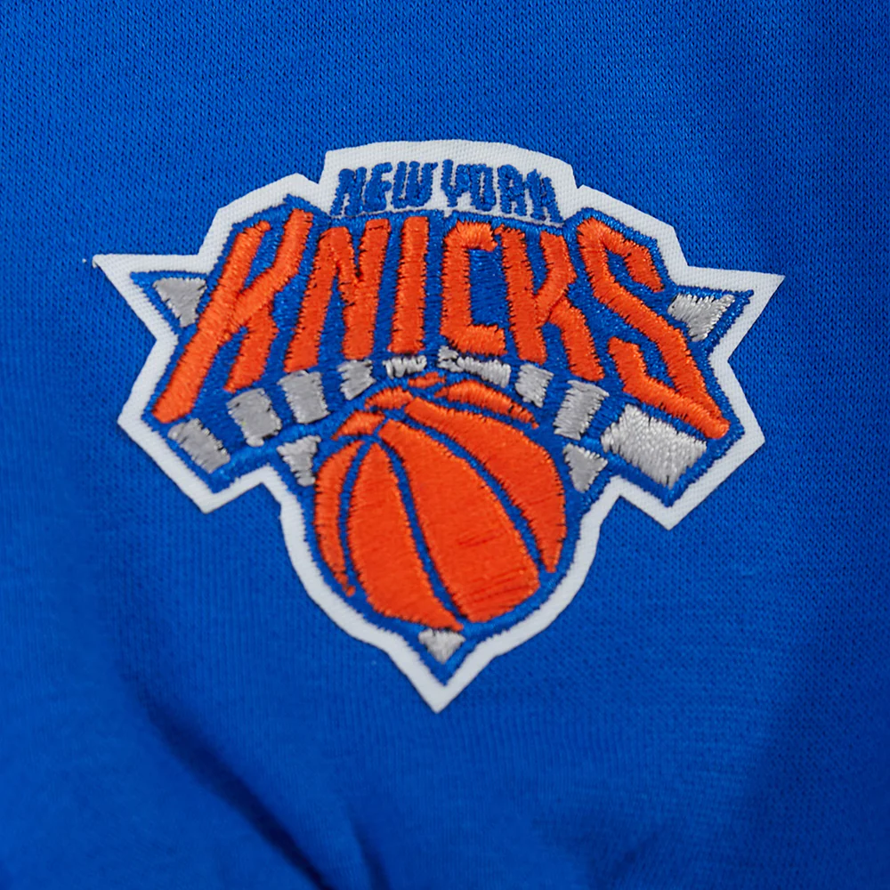 NBA NEW YORK KNICKS WINGSPAN BIG BOY'S DROP SHOULDER FLC PO HOODIE (ROYAL BLUE) - Image 7