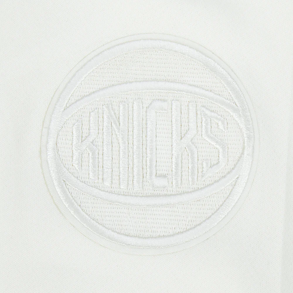 NBA NEW YORK KNICKS Jalen Brunson #11 NEUTRAL PNN BIG BOY'S FLEECE PO HOODIE (EGGSHELL) - Image 10