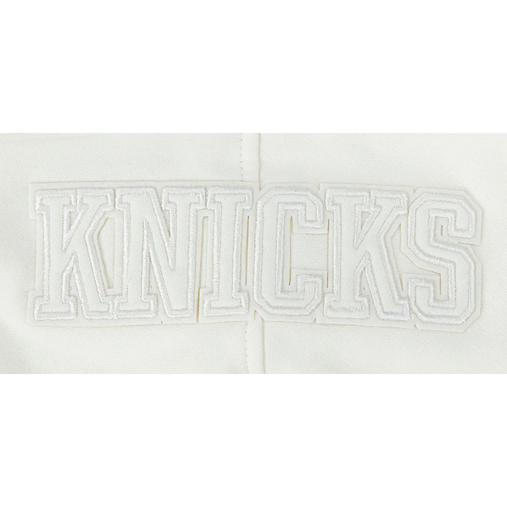 NBA NEW YORK KNICKS Jalen Brunson #11 NEUTRAL PNN BIG BOY'S FLEECE PO HOODIE (EGGSHELL) - Image 8