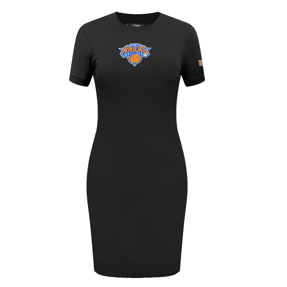 NBA NEW YORK KNICKS CLASSIC WOMEN'S BODYCON DRESS (BLACK)