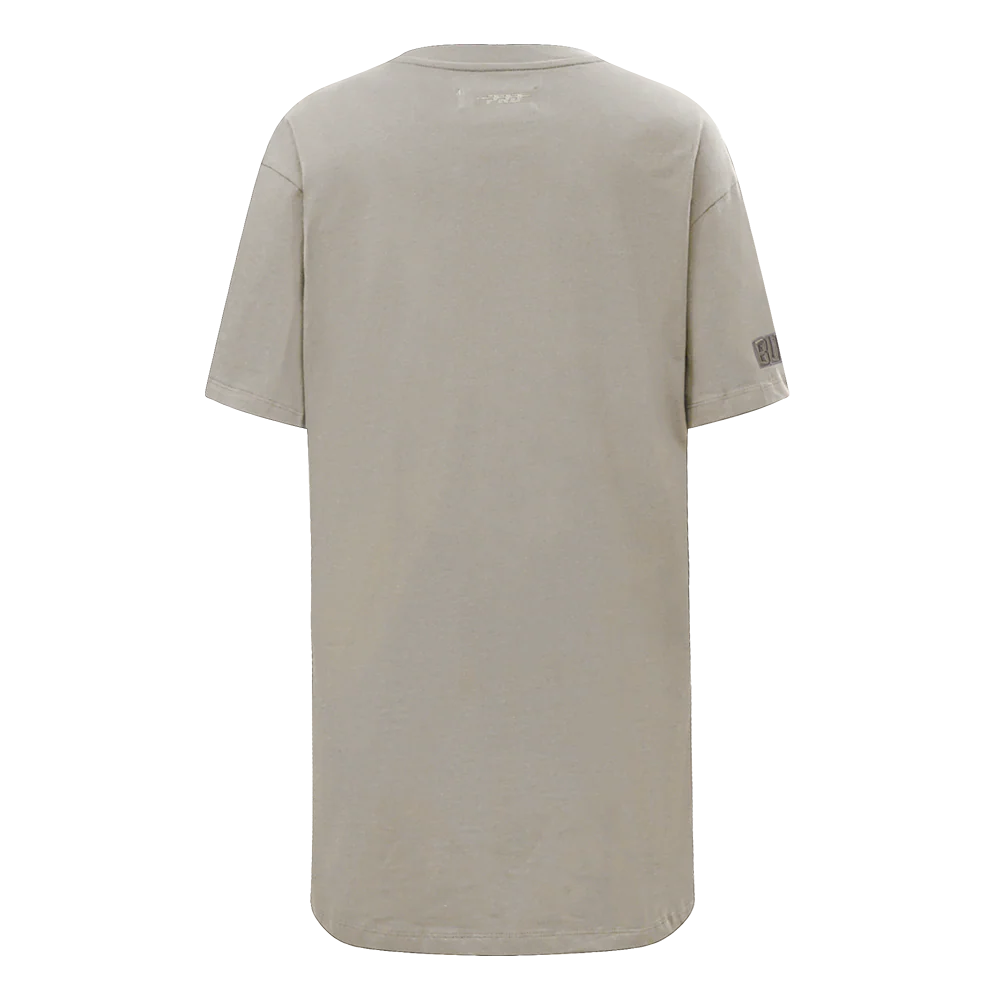 NBA NEW YORK KNICKS NEURAL WOMEN'S T-SHIRT DRESS (TAUPE) - Image 3