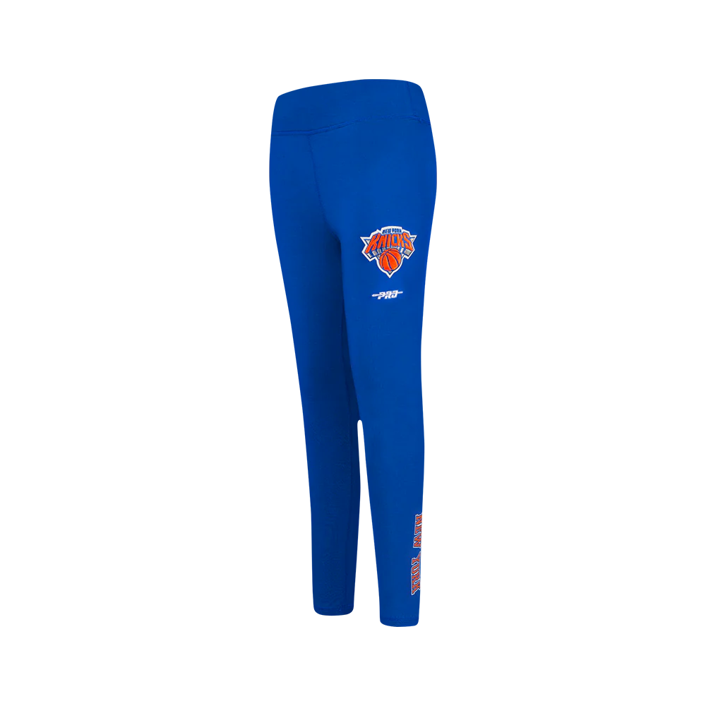 NBA NEW YORK KNICKS CLASSIC BIG GIRLS LEGGING (ROYAL BLUE)
