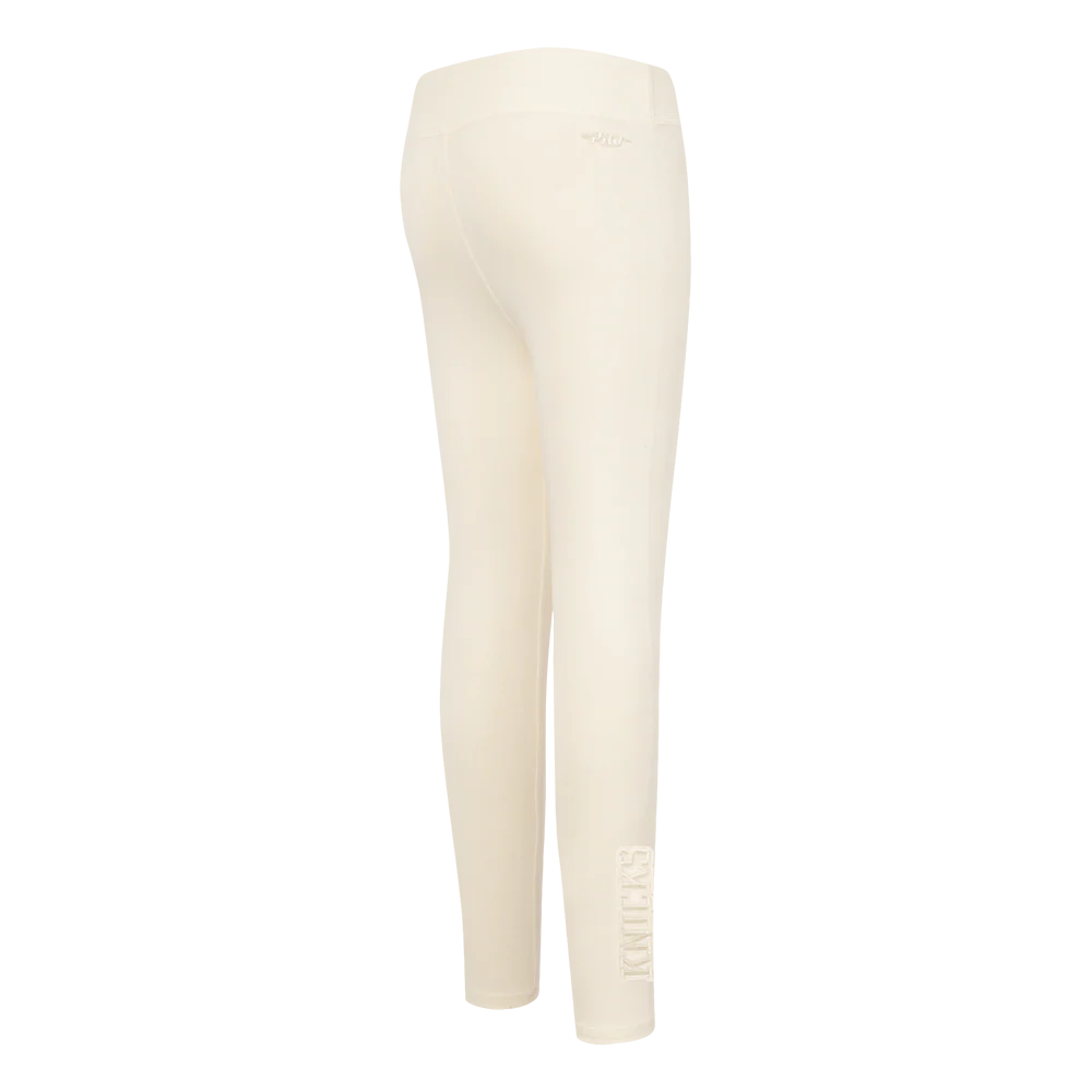 NBA NEW YORK KNICKS NEUTRAL BIG GIRLS LEGGING (EGGSHELL) - Image 3
