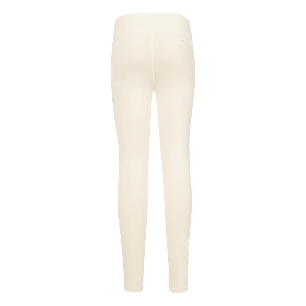 NBA NEW YORK KNICKS NEUTRAL BIG GIRLS LEGGING (EGGSHELL) - Image 4
