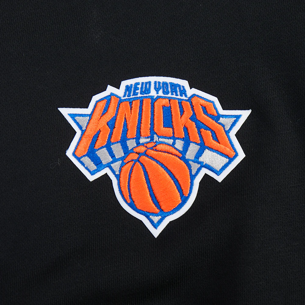 NEW YORK KNICKS WINGSPAN WOMEN'S FLC CREWNECK (BLACK) - Image 5