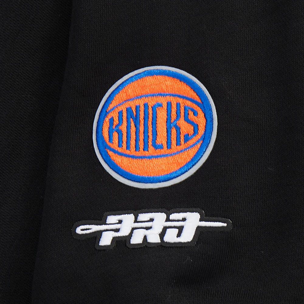 NEW YORK KNICKS WINGSPAN WOMEN'S FLC CREWNECK (BLACK) - Image 6