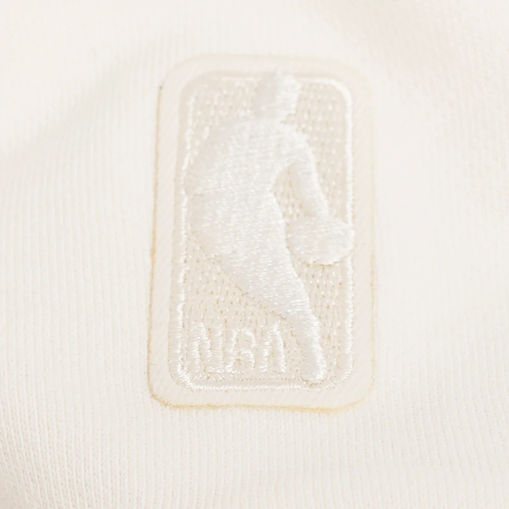 NBA NEW YORK KNICKS STREET TEAM WOMEN'S FLC CREWNECK (EGGSHELL) - Image 6