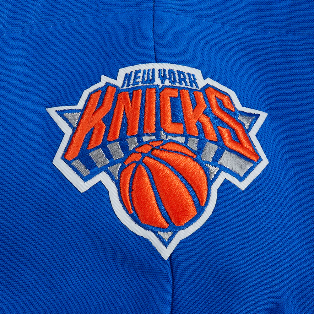 NBA NEW YORK KNICKS JALEN BRUNSON #11 CLASSIC PLAYER NAME AND NUMBER WOMEN'S FLC CROPPED PO HOODIE - Image 10