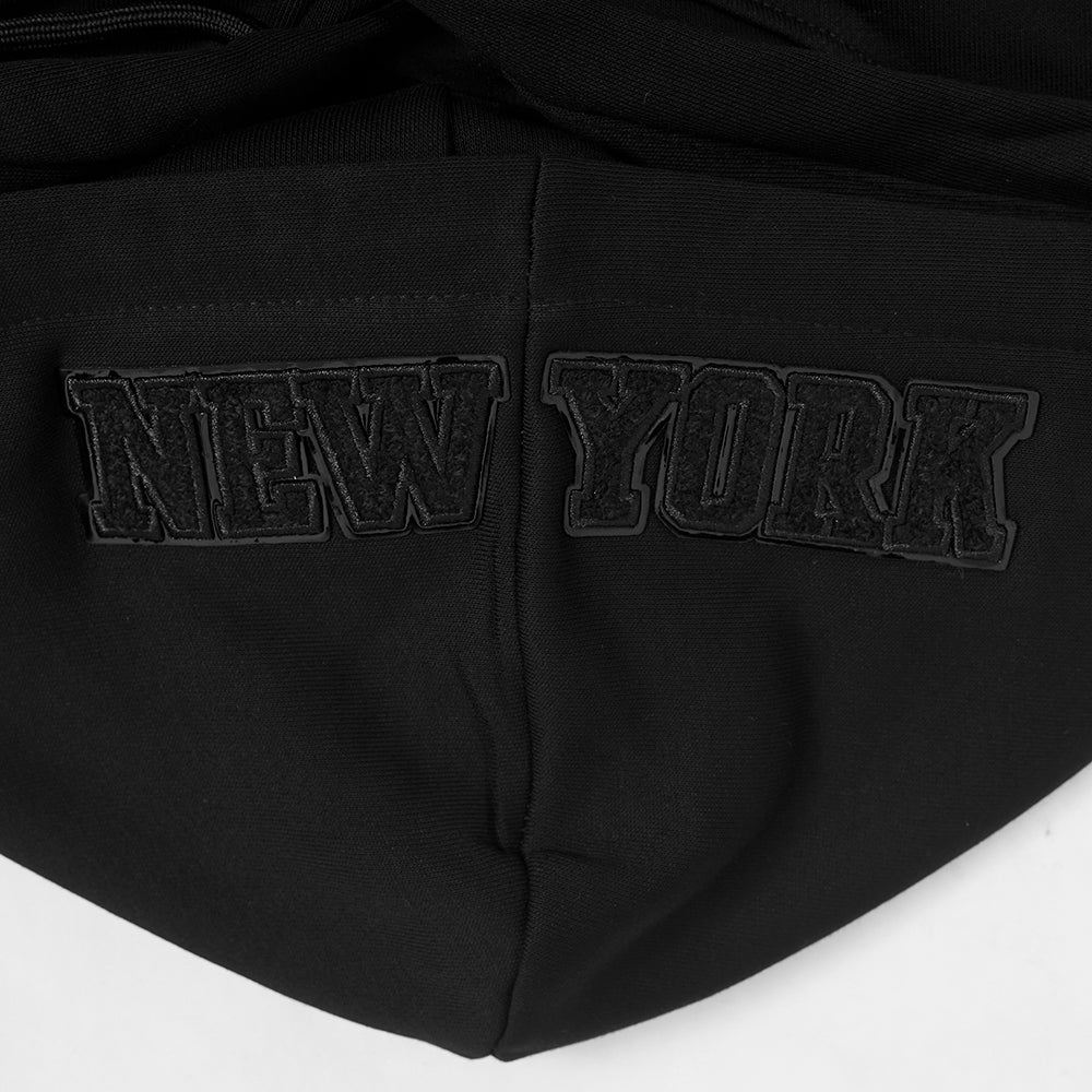 NBA NEW YORK KNICKS TRIPLE BLACK WOMEN'S FLC PO HOODIE (TRIPLE BLACK WOMEN'S) - Image 7