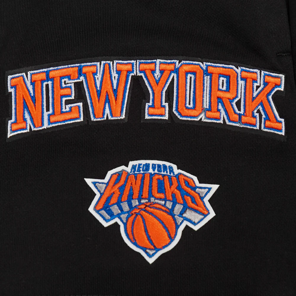 NBA NEW YORK KNICKS CLASSIC WOMEN'S FLEECE SHORT (BLACK) - Image 5