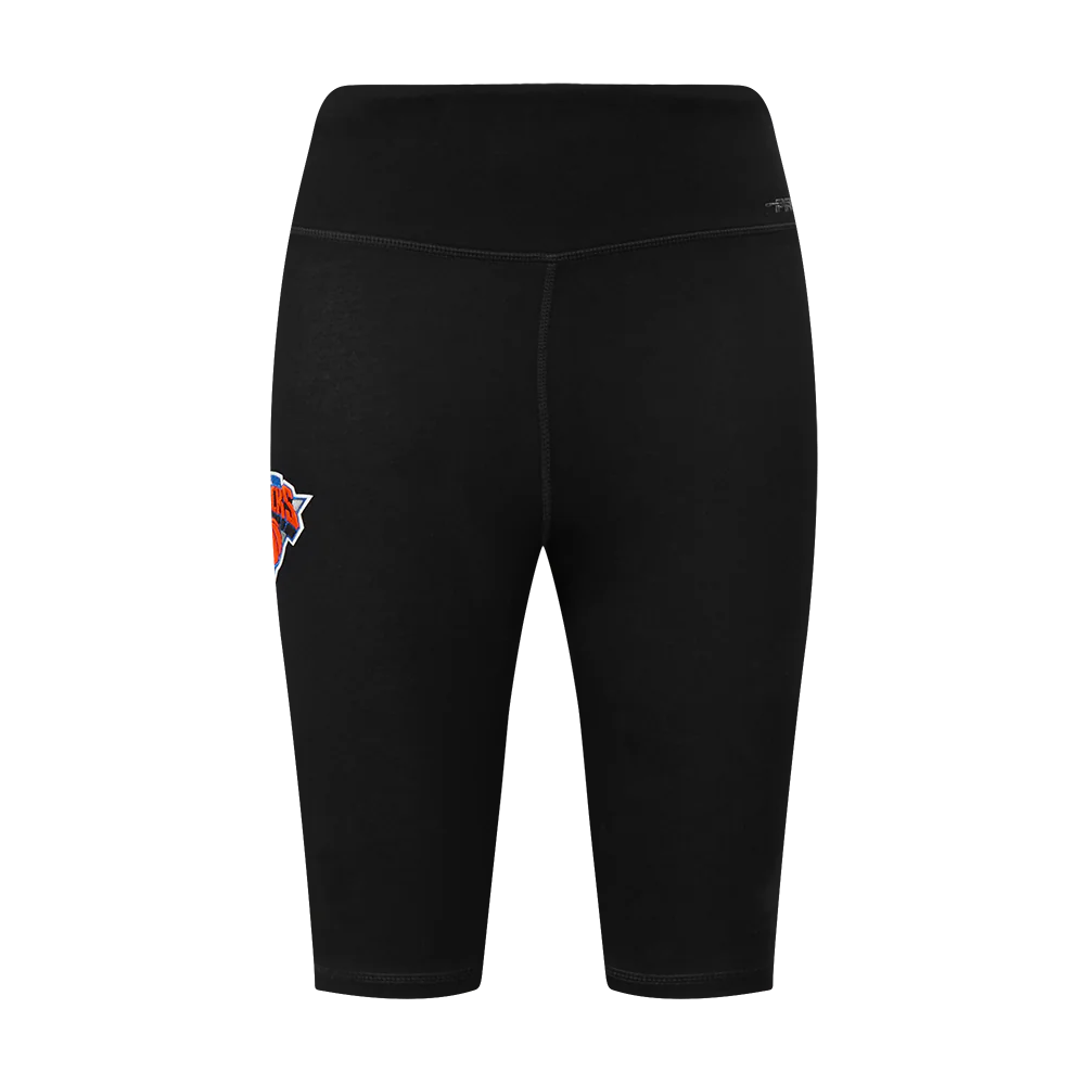 NBA NEW YORK KNICKS CLASSIC WOMEN'S COTTON BIKE SHORT (BLACK) - Image 2