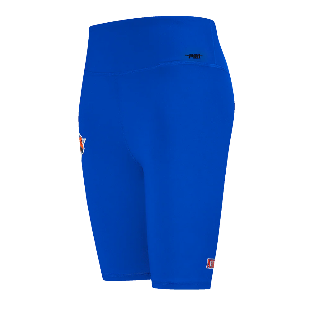 NBA NEW YORK KNICKS CLASSIC WOMEN'S COTTON BIKE SHORT (ROYAL BLUE)