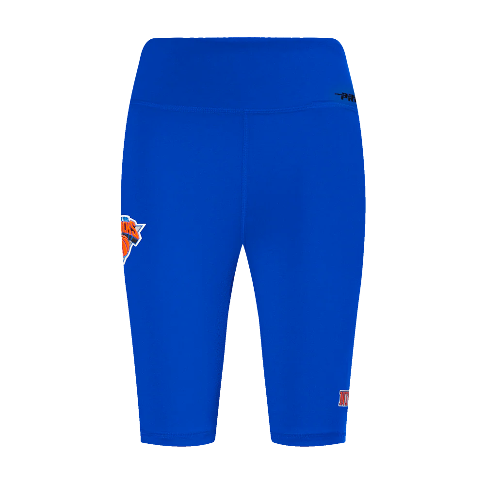 NBA NEW YORK KNICKS CLASSIC WOMEN'S COTTON BIKE SHORT (ROYAL BLUE) - Image 2