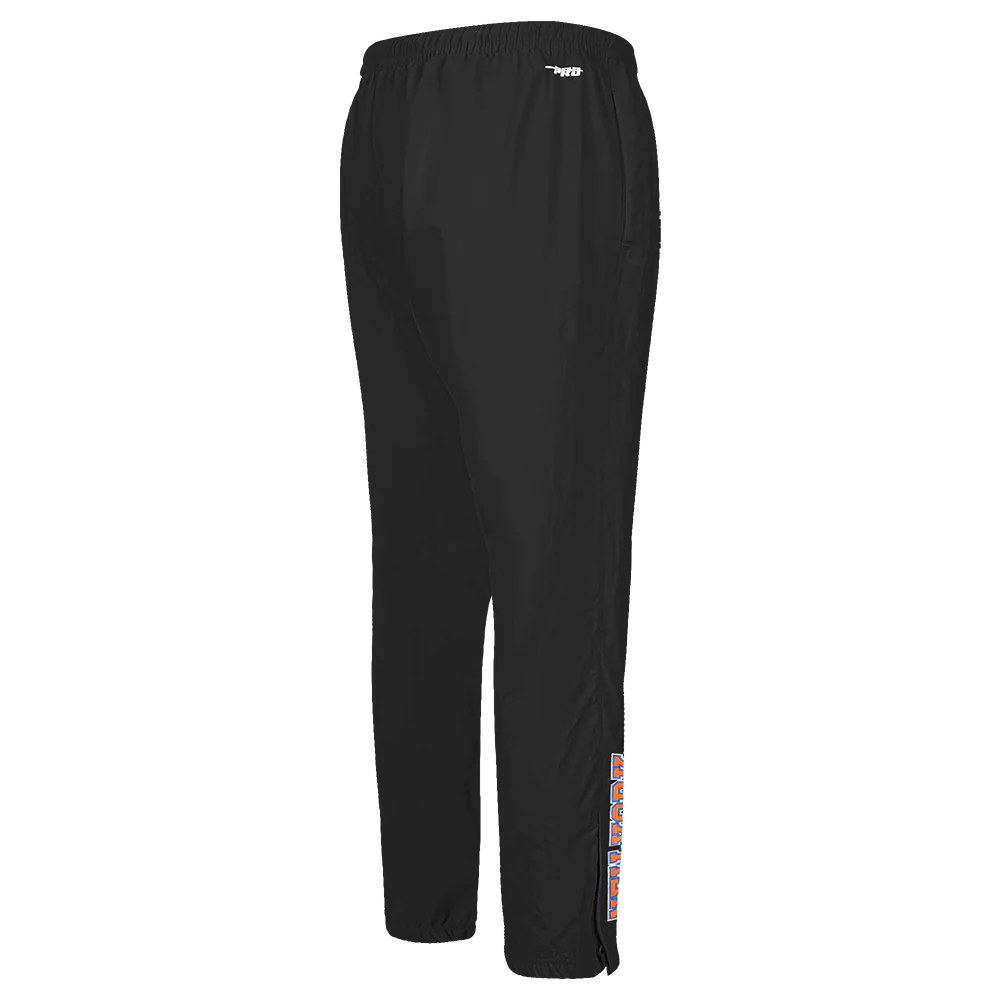 NBA NEW YORK KNICKS CLASSIC WIND WOVEN WOMEN'S PANT (BLACK) - Image 3