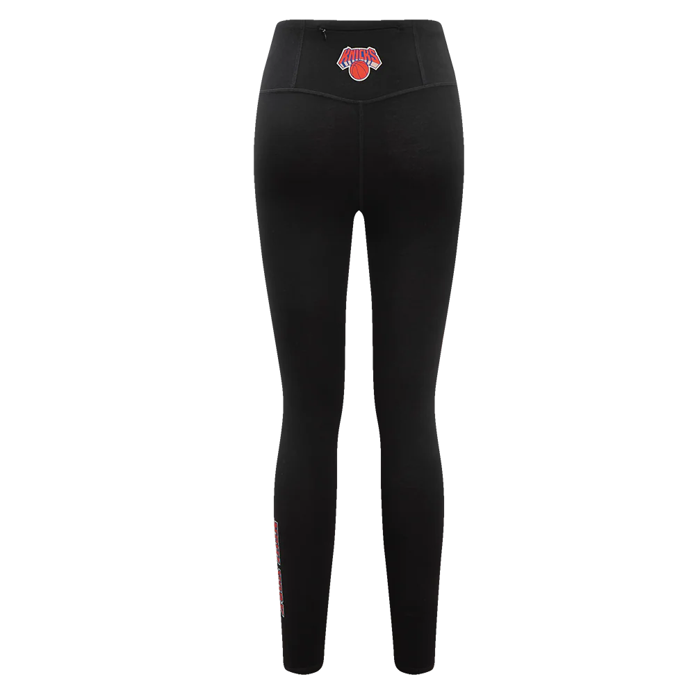 NBA NEW YORK KNICKS CLASSIC WOMEN'S JERSEY LEGGING (BLACK) - Image 4