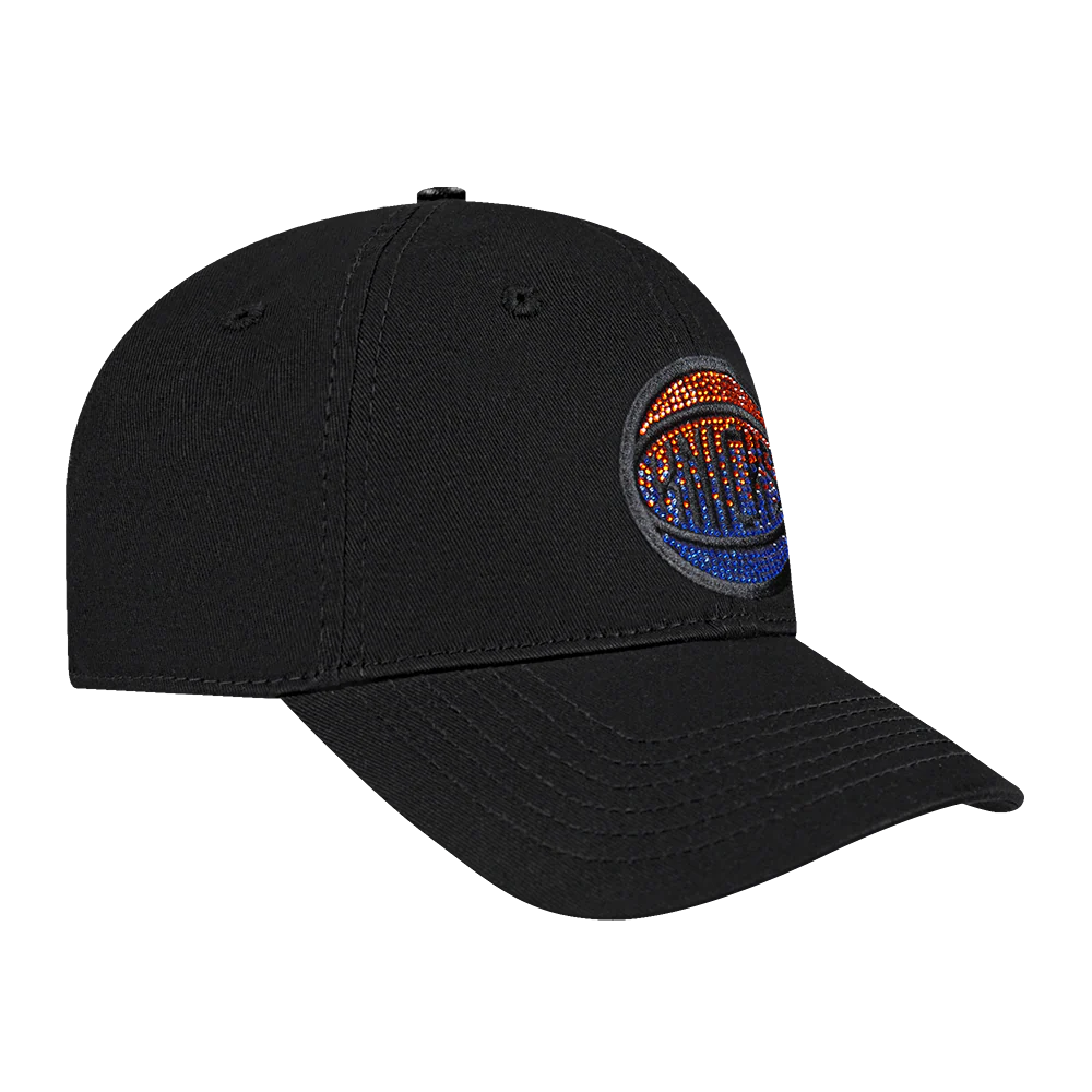 NBA NEW YORK KNICKS JEWELS WOMEN'S DAD HAT (BLACK) - Image 5