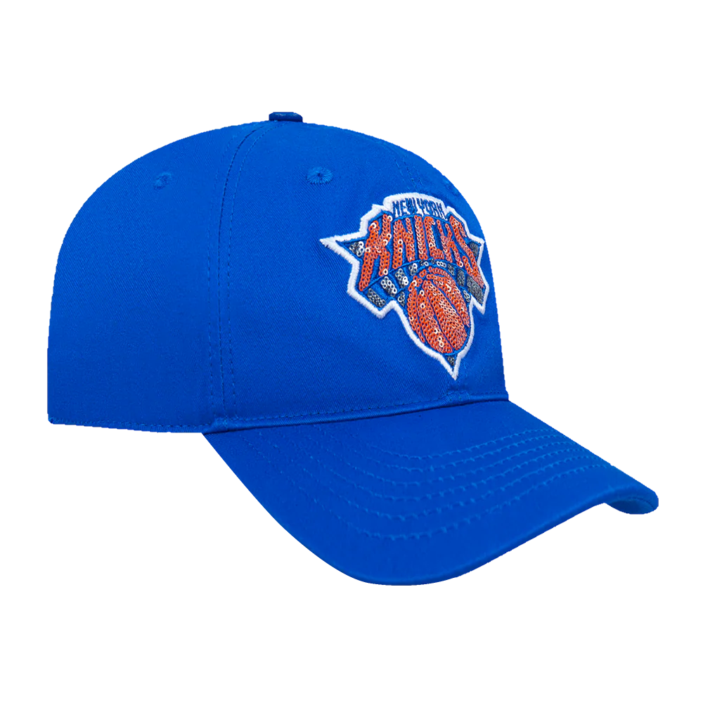 NBA NEW YORK KNICKS GAME DAY CLASSICS WOMEN'S DAD HAT (ROYAL BLUE) - Image 5