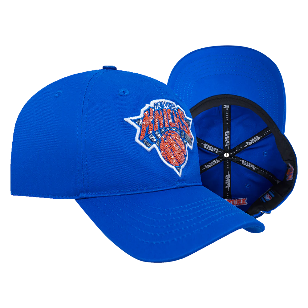 NBA NEW YORK KNICKS GAME DAY CLASSICS WOMEN'S DAD HAT (ROYAL BLUE) - Image 7