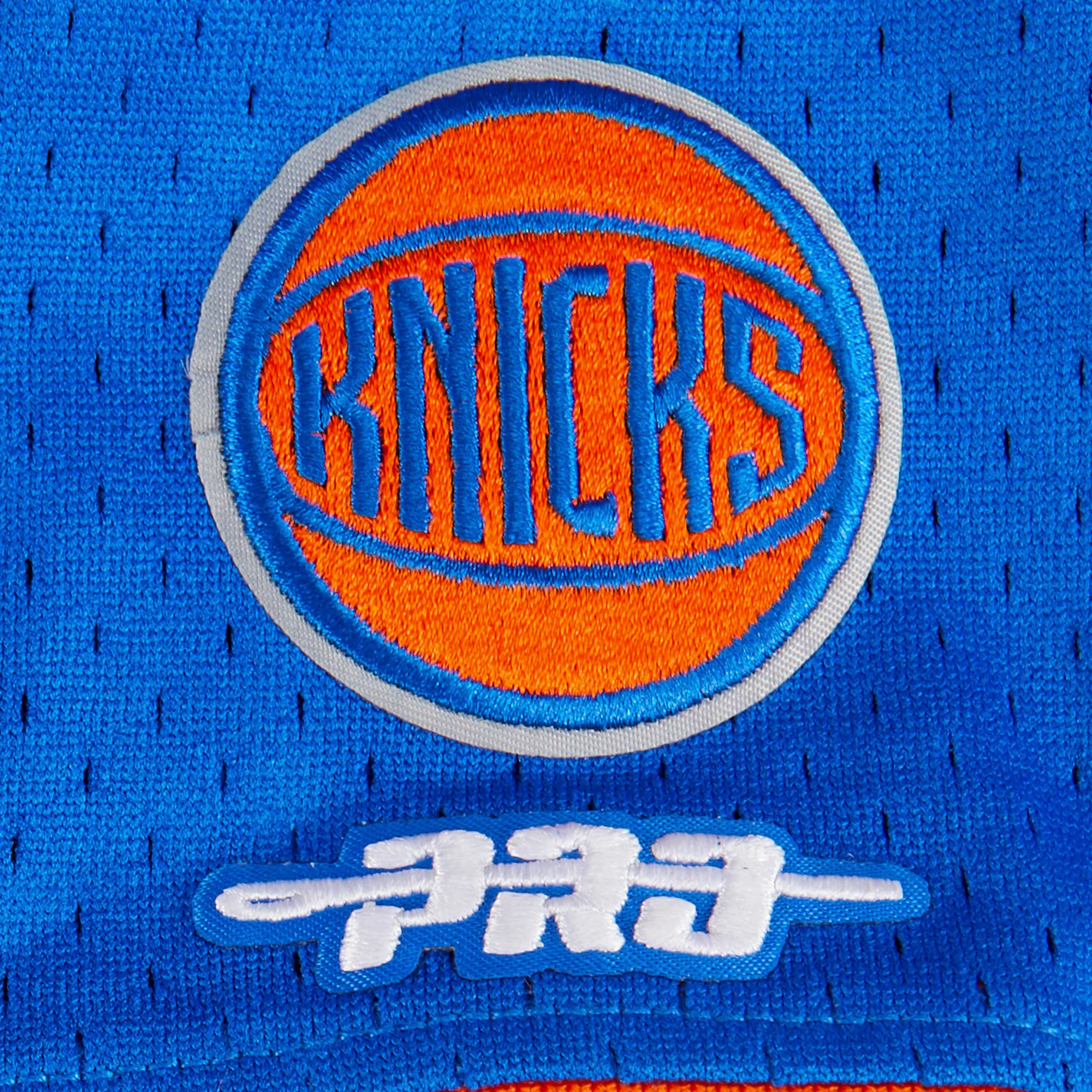 NBA NEW YORK KNICKS CLASSIC LITTLE BOYS SHORT SLEEVE MESH TEE (ROYAL BLUE/ORANGE) - Image 5