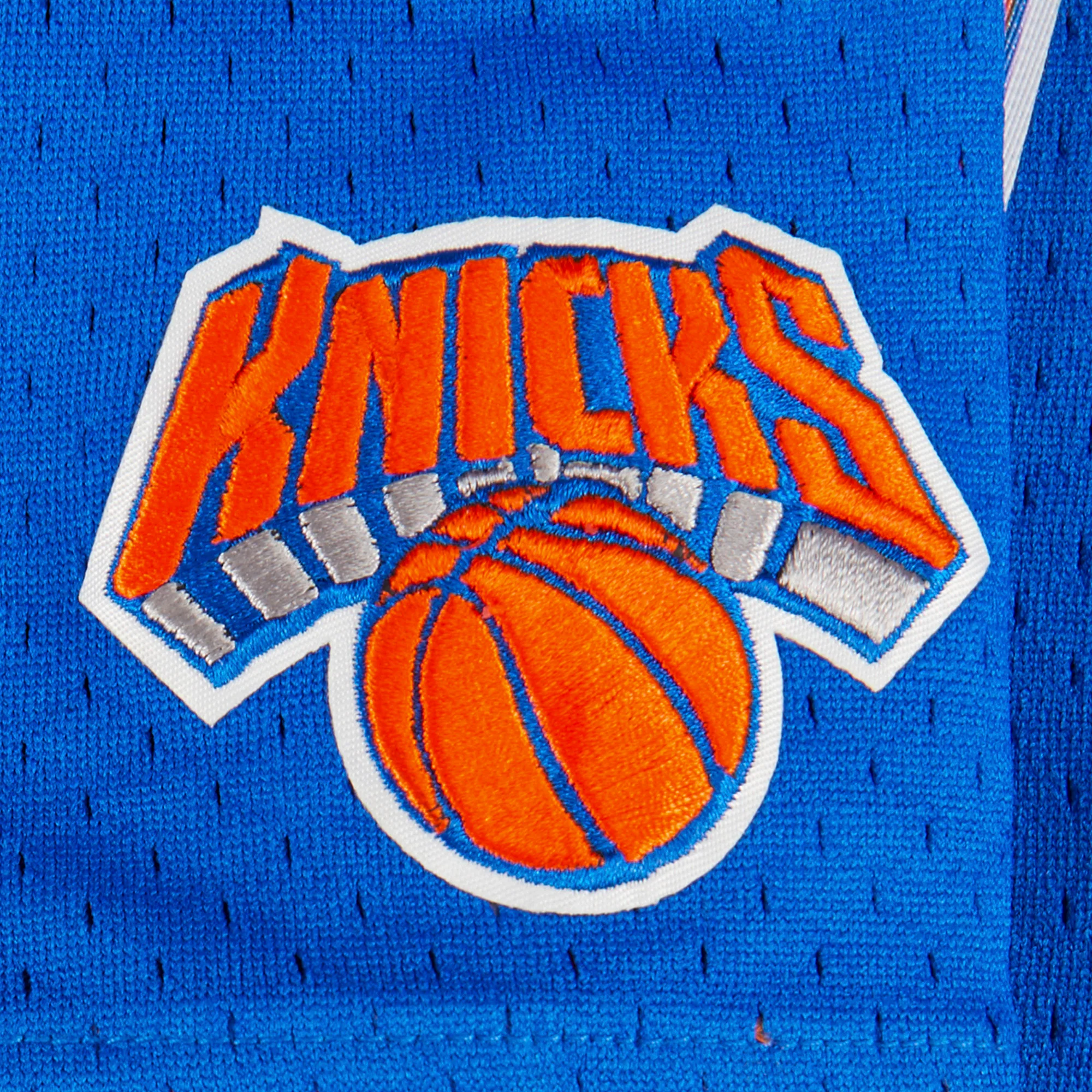 NBA NEW YORK KNICKS CLASSIC LITTLE BOYS SHORT SLEEVE MESH TEE (ROYAL BLUE/ORANGE) - Image 6