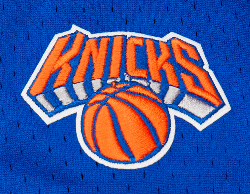 NBA NEW YORK KNICKS CLASSIC LITTLE BOYS MESH BUTTON DOWN SHIRT (ROYAL BLUE/ORANGE) - Image 14