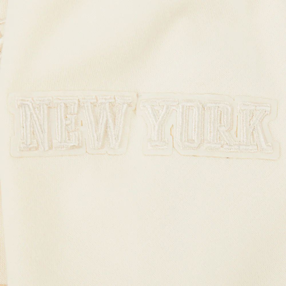 NBA NEW YORK KNICKS NEUTRAL LITTLE BOYS FLEECE PULLOVER HOODIE (EGGSHELL) - Image 5