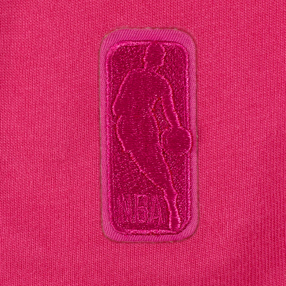 NBA NEW YORK KNICKS TRIPLE PINK LITTLE GIRL'S  TEE DRESS (BEETROOT PURPLE) - Image 5