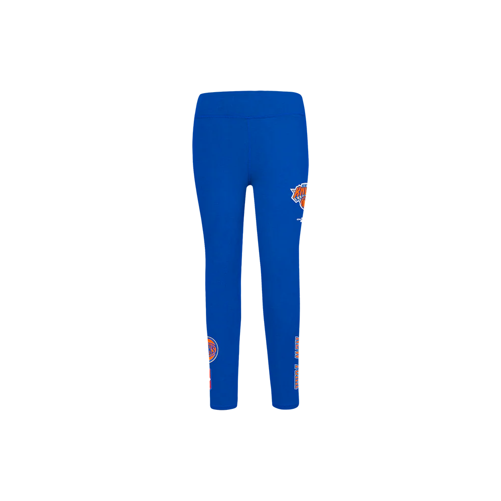 NBA NEW YORK KNICKS CLASSIC LITTLE GIRLS LEGGING (ROYAL BLUE) - Image 2