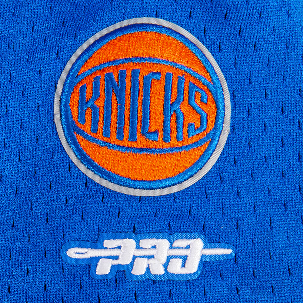 NBA NEW YORK KNICKS CLASSIC TODDLER BOYS SHORT SLEEVE MESH TEE (ROYAL BLUE/ORANGE) - Image 7