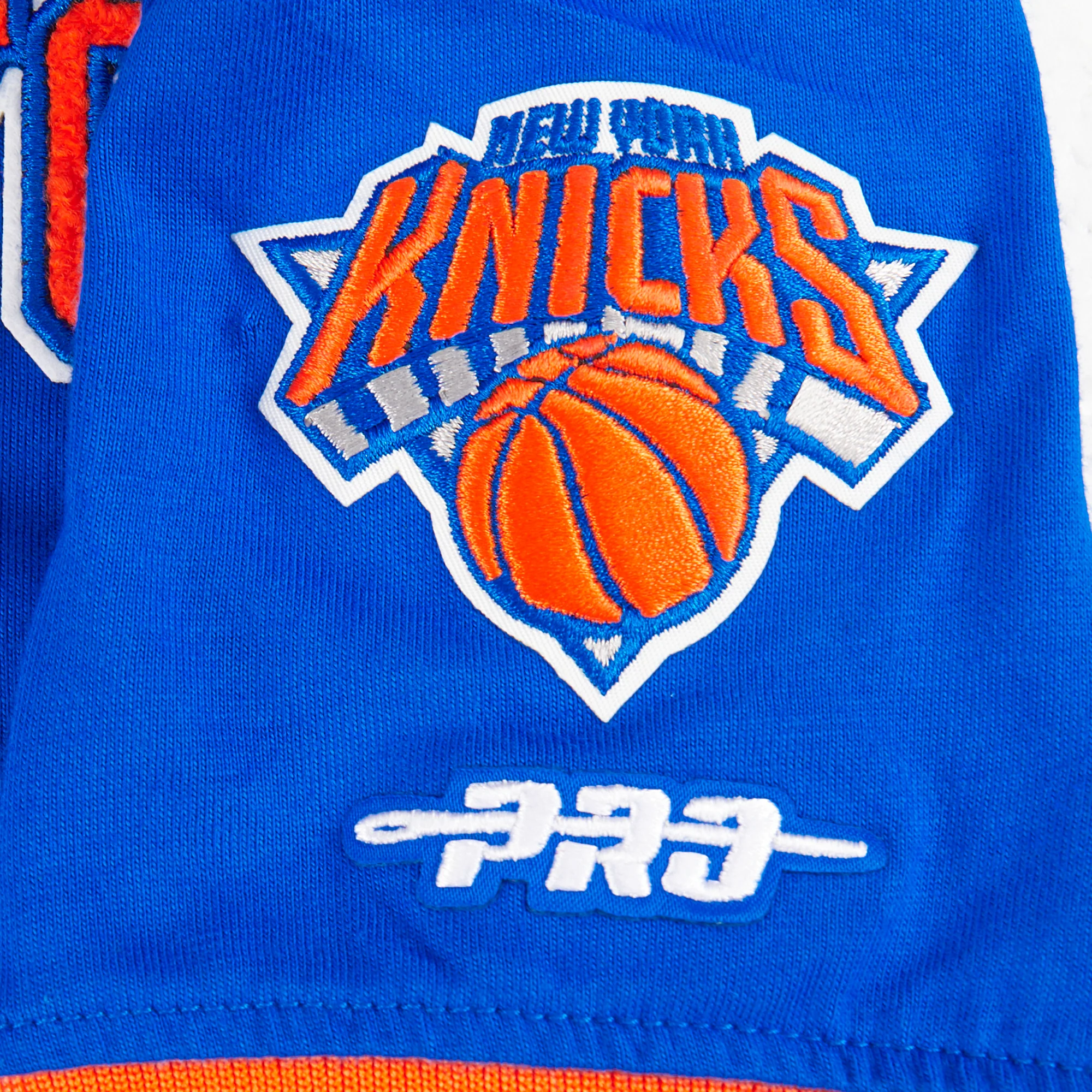 NBA NEW YORK KNICKS CLASSIC TODDLER BOYS SHORT SLEEVE STRIPED RIB TEE (ROYAL BLUE/ORANGE) - Image 6