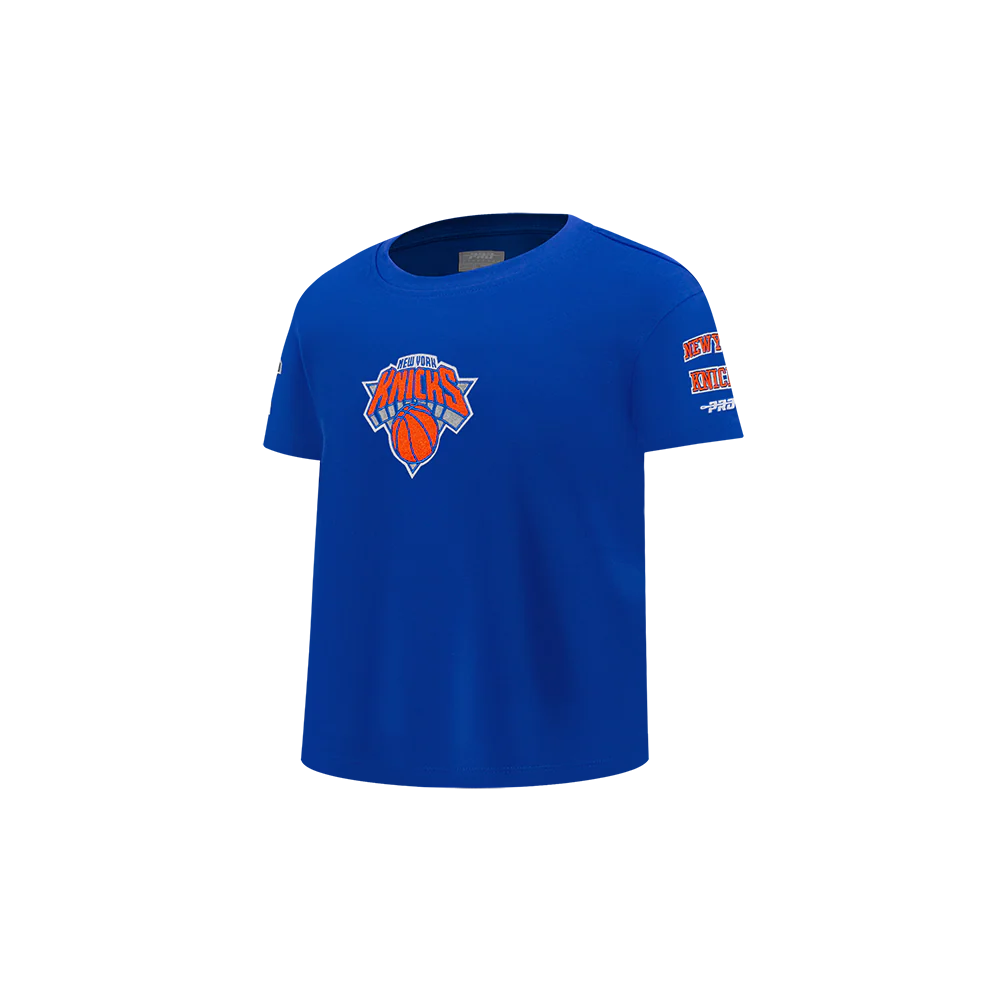 NBA NEW YORK KNICKS RETRO CLASSIC TODDLER BOYS SHORT SLEEVE TAPING TEE (ROYAL BLUE) - Image 2