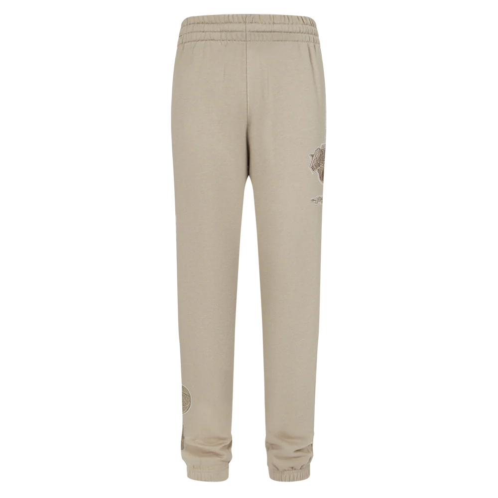 NBA NEW YORK KNICKS NEUTRAL TODDLER BOYS FLC SWEATPANT (TAUPE) - Image 2
