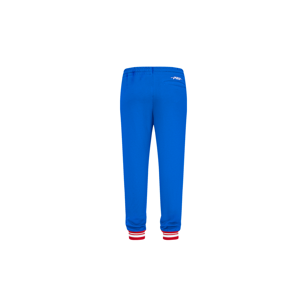 NBA NEW YORK KNICKS RETRO CLASSIC TODDLER BOYS RIB SWEATPANT (ROYAL/ORANGE/ROYAL) - Image 4