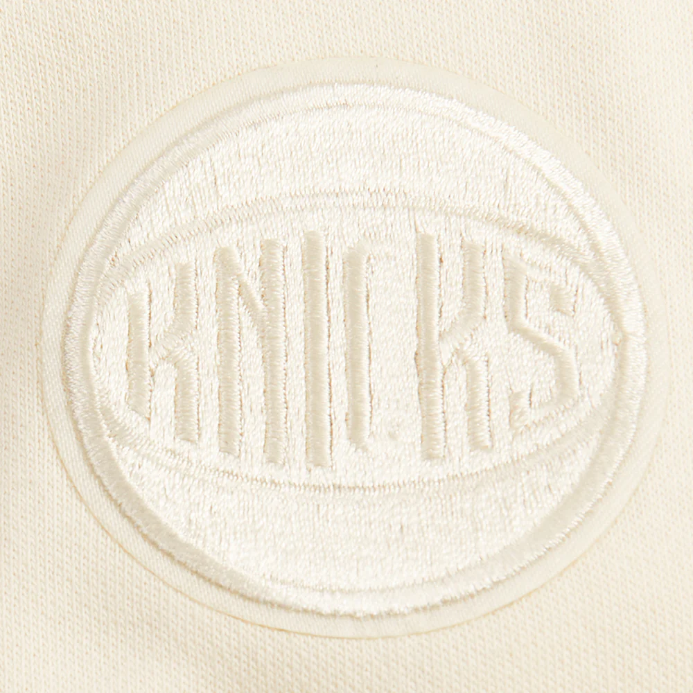 NBA NEW YORK KNICKS NEUTRAL TODDLER GIRLS FLEECE CREWNECK (EGGSHELL) - Image 5