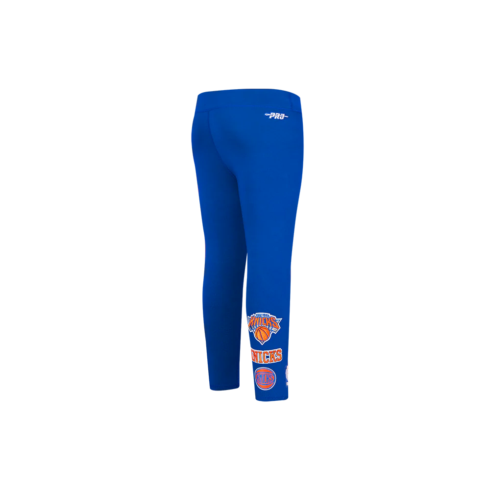 NBA NEW YORK KNICKS RETRO CLASSIC TODDLER GIRLS LEGGING (ROYAL BLUE) - Image 3