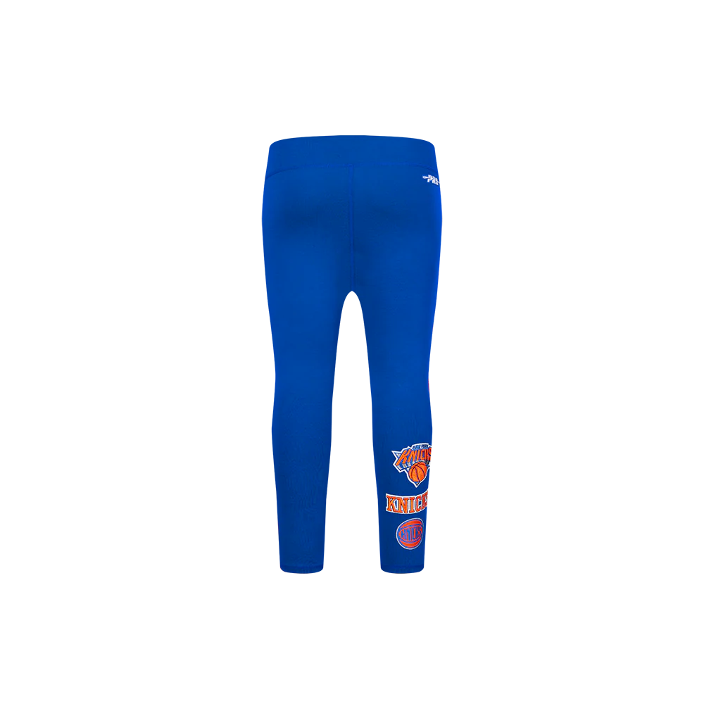 NBA NEW YORK KNICKS RETRO CLASSIC TODDLER GIRLS LEGGING (ROYAL BLUE) - Image 4