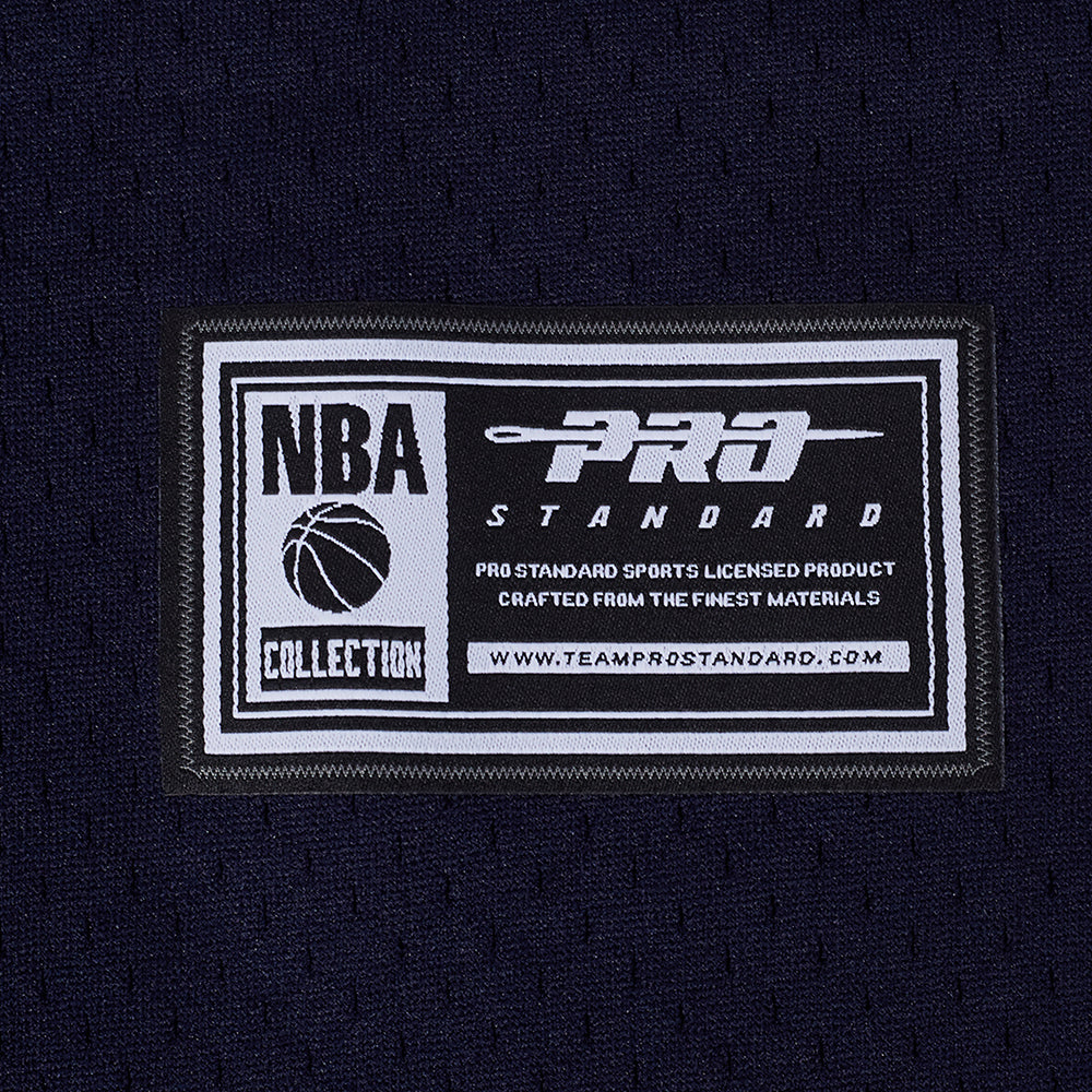 NBA NEW ORLEANS PELICANS ZION WILLIAMSON #1 CLASSIC MESH PNN MEN'S MESH BUTTON DOWN SHIRT (MIDNIGHT NAVY/RED) - Image 9