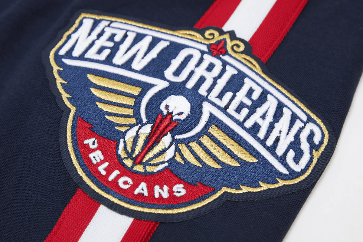NBA NEW ORLEANS PELICANS CLASSIC CHENILLE MEN'S SHORT (MIDNIGHT NAVY) - Image 6