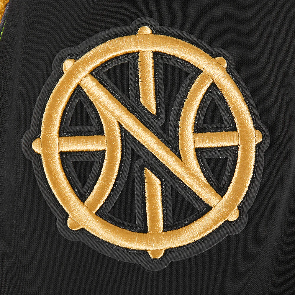 NBA NEW ORLEANS PELICANS CITY EDITION 24-25 MEN'S FLEECE PULLOVER HOODIE (BLACK) - Image 7