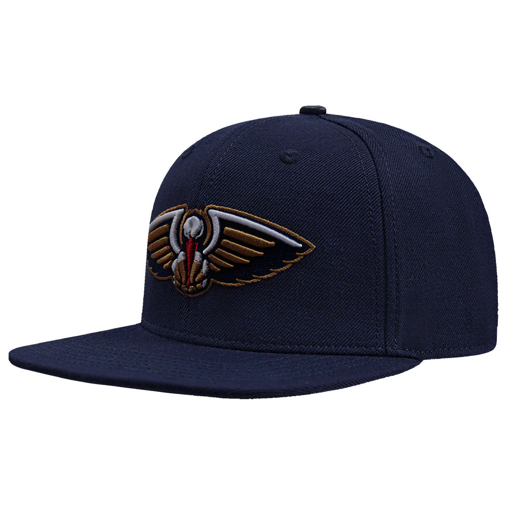 NBA NEW ORLEANS PELICANS SCRIPT TAIL WOOL SNAPBACK (MIDNIGHT NAVY) - Image 11