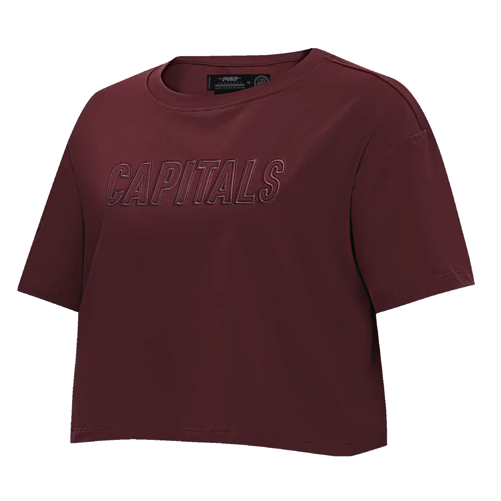NBA NEW ORLEANS PELICANS NEUTRAL SINGLE JERSEY BOXY TEE (WINE) - Image 2