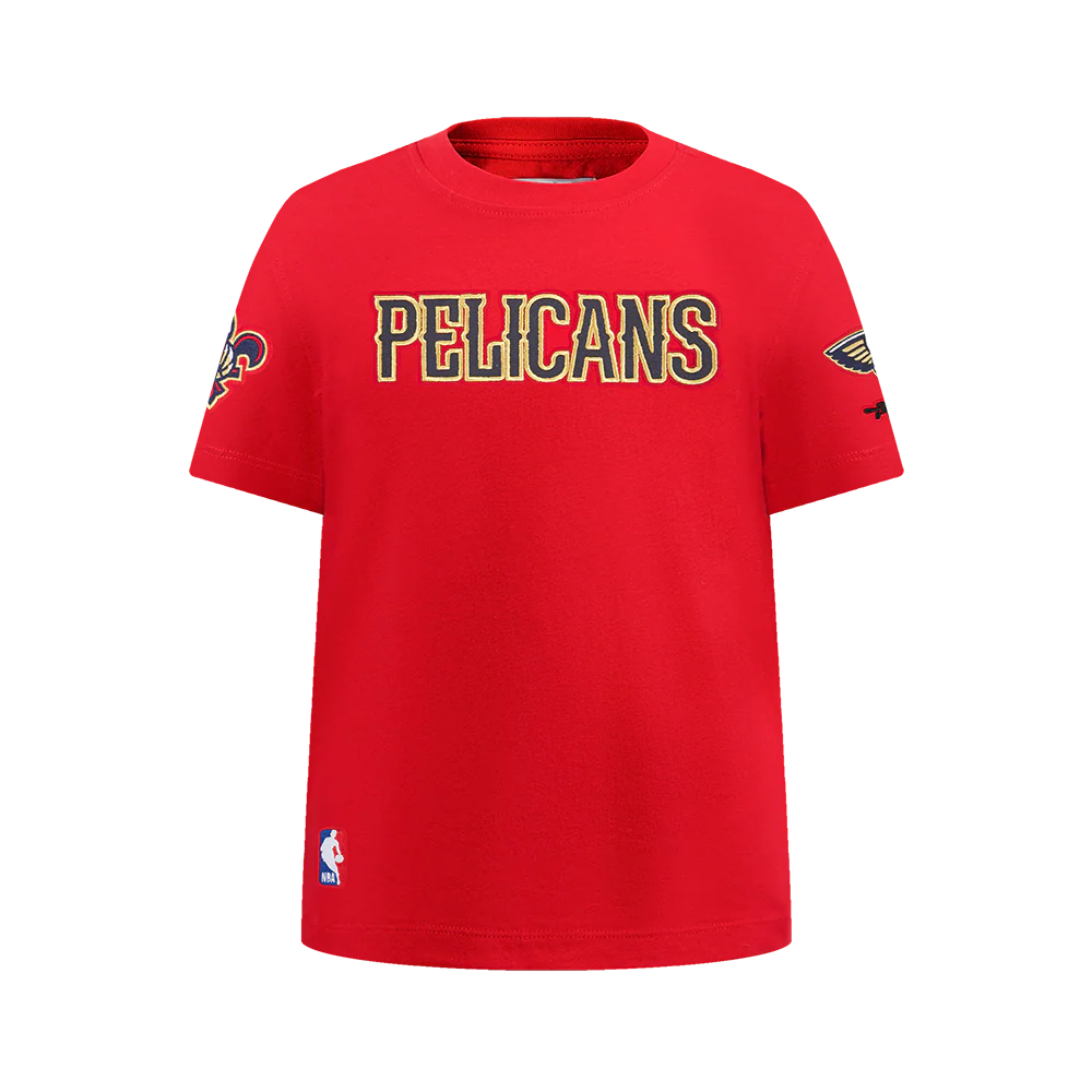 NBA NEW ORLEANS PELICANS CLASSIC BIG BOYS SJ TEE (RED)